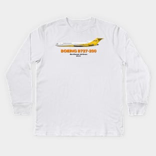 Boeing B727-200 - Northeast Airlines Kids Long Sleeve T-Shirt